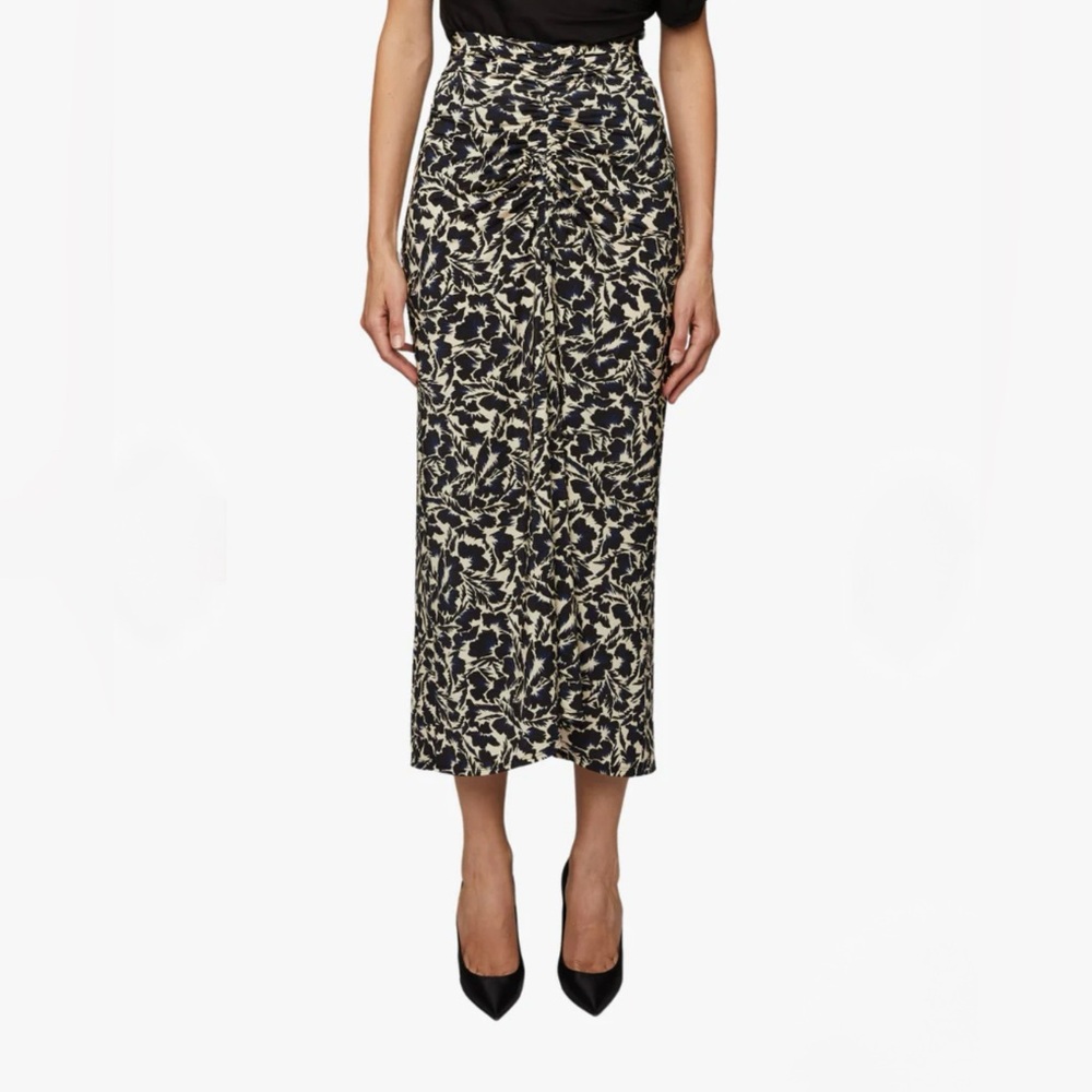 A.L.C. Aurelie Skirt in Navy & Cream